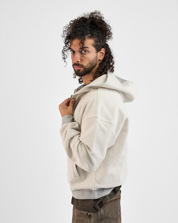 Dime Reverse French Terry Zip Hoodie | DIMEFA259GRY | AFEW STORE